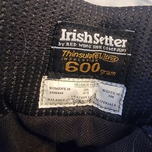 Ladies Irish Setter boots size 19